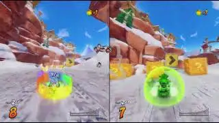 Crash Team Racingتحدي كراش بيني انا واخوي