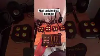 Najbardziej przenośny kontroler DMX? Zasilany bateryjnie, wbudowany bezprzewodowy DMX #vangoa