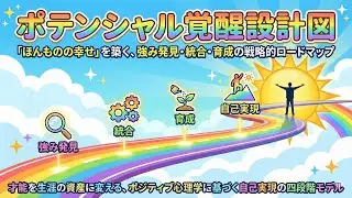 ポテンシャル覚醒設計図： 「ほんものの幸せ」を築く、強み発見・統合・育成の戦略的ロードマップ （副題：才能を生涯の資産に変える、ポジティブ心理学に基づく自己実現の四段階モデル）