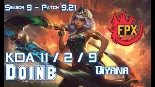 FPX Doinb QIYANA vs SYNDRA Mid - Patch 9.21 EUW Ranked