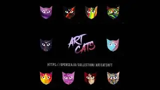 #ARTCATS 039 - Limited Art Collection (Magnus Deus - Neon POP Music)