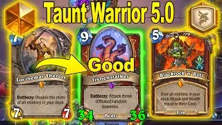 My NEW Taunt Warrior 5.0 Deck That's Surprisingly Good At Showdown in the Badlands | Hearthstone
