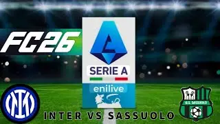 Inter VS Sassuolo! SERIE A 2025-26 #7 ITA!