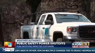 PG&E updates potential Public Safety Power Shutoffs (PSPS) for Friday and Saturday