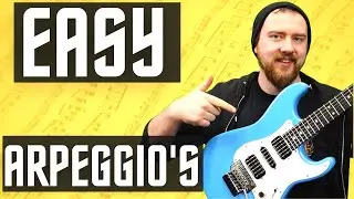 2 EASY Arpeggios |Guitar Lesson| 2 Octave Arpeggio Tutorial