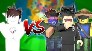 PinkLeaf VS J6SK, CMParmy, and James RBLX