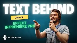 Text Behind Object Effect in Premiere Pro | Easy & Quick