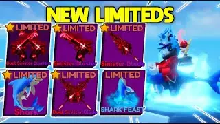 NEW SINISTER PACK + SHARK SHOWCASE!!! In Roblox Blade Ball