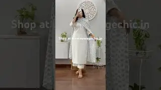 Pearl white suit set to order please visit www.newagechic.in