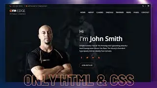 ASMR Programming - HTML & CSS Gym Website Design | No Talking