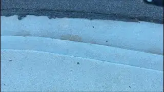 Riding the scooter around