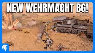 NEW WEHRMACHT BATTLEGROUP! (BIG NEW GAME UPDATE) - 4vs4 - Wehrmacht - Company of Heroes 3