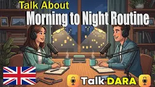 How to Talk About YourMorning To Night Routine in English | Easy English Conversation Practice