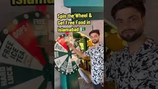Spin the Wheel for Free Food at Islamabad&rsquo;s Arm Caf&eacute;! # #foodshorts #freefood #challenge #food