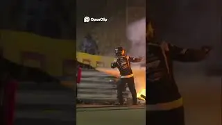 Miracle Survivor: Ball of Fire Car Crash! #shorts #danger #redflag #emergency #unexpected