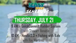 ICast 22'-  Quick Connect Rudder System W/ Stewart Venable