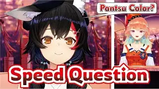 Ookami Mio cute Speed Round Question with Kiara