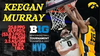 All 103 points from Keegan Murray's record setting Big Ten Tournament run with the Iowa Hawkeyes