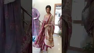 MUSLIN SILK naira cut suit #fashion #dress #muslin #muslinsuit #churidhar #partywear