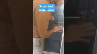 #my gate smart Lock installation #work