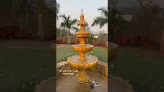MARBLE WATER FOUNTAIN.  3 Layer marble fountains. 9763909081