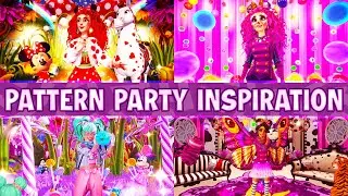 Pattern Party Inspiration in Disney Dreamlight Valley. So Many Pattern Ideas!