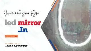 light mirror | led mirror #LEDmirror #OvalMirror #BathroomDecor #VanityMirror #MakeupMirror #Lighti