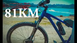 MEU PRIMEIRO PEDAL LONGO (81KM) E BIKE NOVA (CANNONDALE TRAIL 5)