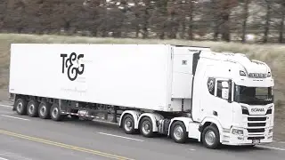 42 Scania Trucks on the Road around New Zealand's South Island