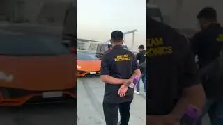 chhote bhai bade bhai shoot with Lamborghini #muhammad_shakoor #india #love #dubailuxury #luxury