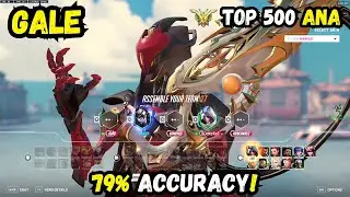 79% ACCURACY! GALE + GURU - TOP 500 ANA GAMEPLAY - RIALTO - OVERWATCH 2 SEASON 13