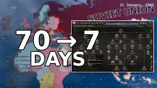 What If Focus Trees Were x10 Faster? | HOI4 Timelapse