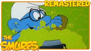 Brainy Smurf's Smurfy Cure with Gargamel 🧪• The Smurfs • HD Remastered • Episode 32 • Cartoon movies