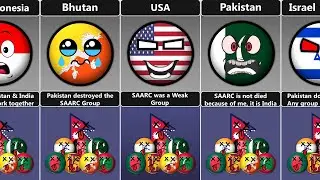 What If SAARC Group Died [Countryballs Reaction]