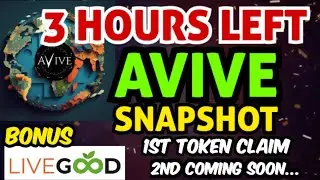 3 HOURS LEFT AVIVE 1st Round TOKEN CLAIM I HOW TO EDIT/CHANGE OKX UID to OTHER ADDRESS I AVIVE KYC