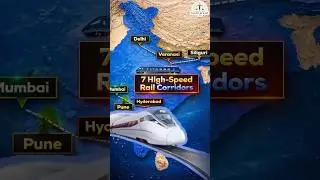 7 New High-Speed Rail Corridors🚄(Budget 2026)#shortsfeed #indianrailways #budget2026 #shorts