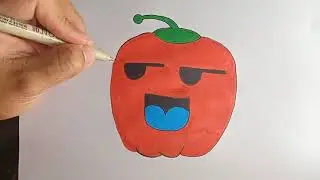 How to draw Bell pepper l Khen Art