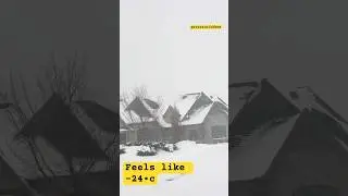 🥶❄️ freezing temp after polar vortex hits Ontario 🍁 🇨🇦 #rurallife #ruralcanada #regionalnews