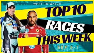 ACTION-PACKED Races | Top 10 Races of the Weekend | F1, MotoGP, NASCAR. and much more- DRS