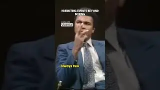 Muhammad Ali PREDICTING EVENTS BEYOND BOXING #ufc #boxing #trending