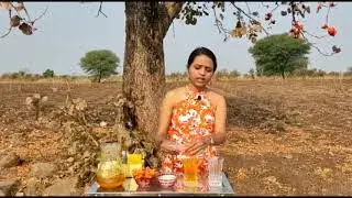 Butea monosperma Flowers Cooling Drink In English