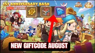 Top Heroes Kingdom Saga & New 2 Giftcodes 1st Anniversary - New 2 Redeem Code Top Heroes August