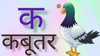 अ से अनार, आ से आम | Hindi Varanmala |क से कबूतर  ......