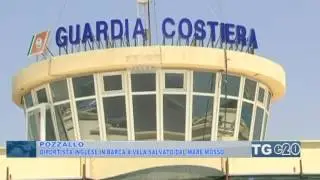 Diportista inglese in barca a vela salvato dal mare mosso