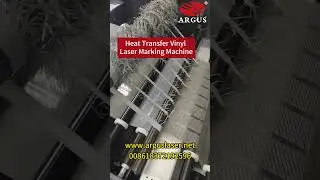 Precision Marking Automatic Waste Removal Heat Transfer Vinyl Marking Machine#lasercutting #laser