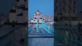 17 марта. Вечерняя магия Крещенского парка в #Анапе.