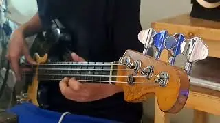 Test sound Fender P-Bass (Precision Bass) American Deluxe, rosewood (No more tears - Ozzy Osbourne)