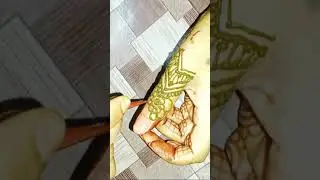 #cute bold thumb mehndi design #beautiful 👌 mehndi &hearts;️