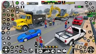 🚧 Real City Road Construction Gameplay | Excavator, Dumper & Trucks Simulator 3D 