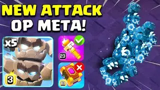 Best Army For Legend Rank Battle TH18 | Meteor Golem Attack Strategy in Clash of Clans